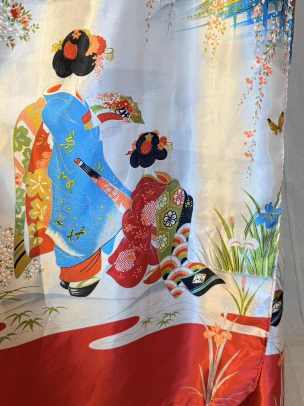 STUNNING TRADITIONAL AUTHENTIC JAPANESE KIMONO..OS - Picture 5 of 8